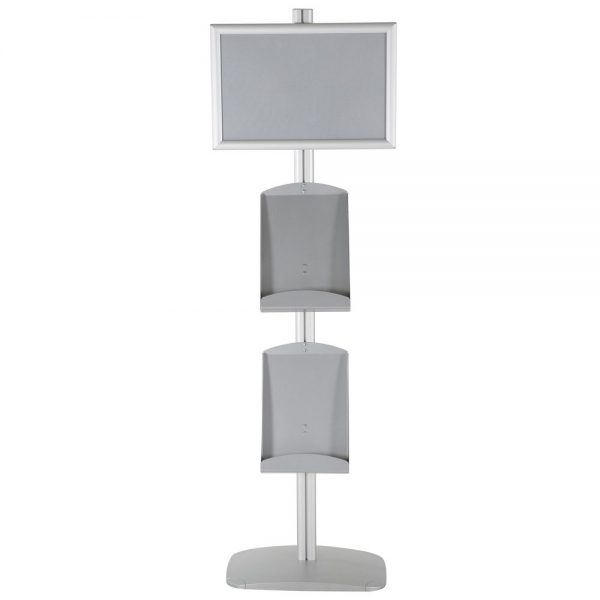 free-standing-stand-in-silver-color-with-1-x-11X17-frame-in-portrait-and-landscape-and-2-x-8.5x11-steel-shelf-single-sided-19
