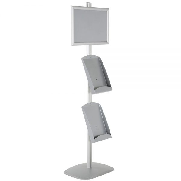 free-standing-stand-in-silver-color-with-1-x-11X17-frame-in-portrait-and-landscape-and-2-x-8.5x11-steel-shelf-single-sided-20