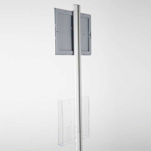 free-standing-stand-in-silver-color-with-1-x-8.5x11-frame-in-portrait-and-landscape-and-1-x-8.5x11-clear-pocket-shelf-single-sided-11