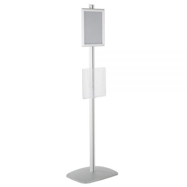 free-standing-stand-in-silver-color-with-1-x-8.5x11-frame-in-portrait-and-landscape-and-1-x-8.5x11-clear-pocket-shelf-single-sided-16