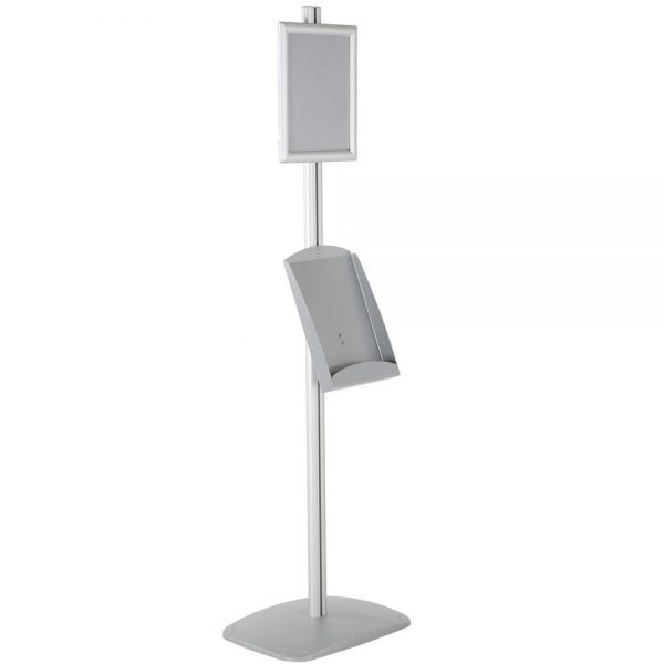 free-standing-stand-in-silver-color-with-1-x-8.5x11-frame-in-portrait-and-landscape-and-1-x-8.5x11-steel-shelf-single-sided-14