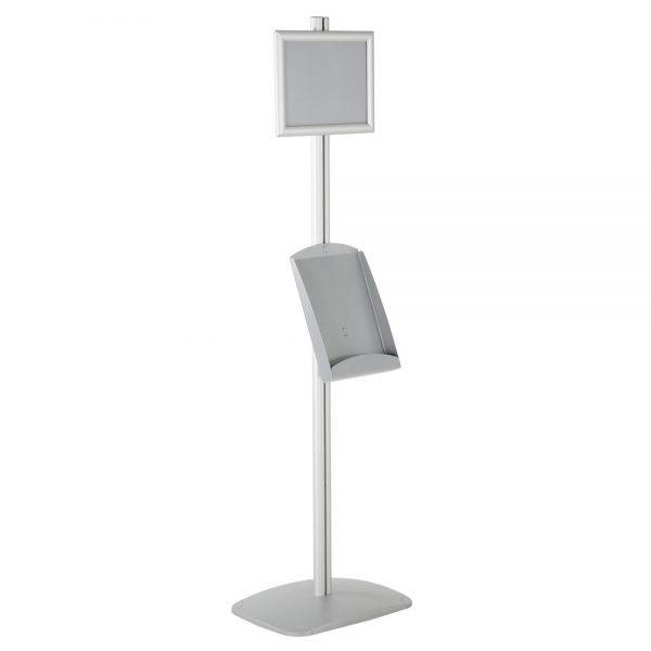 free-standing-stand-in-silver-color-with-1-x-8.5x11-frame-in-portrait-and-landscape-and-1-x-8.5x11-steel-shelf-single-sided-6