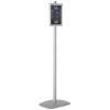 free-standing-stand-in-silver-color-with-1-x-8.5x11-frame-in-portrait-and-landscape-position-single-sided