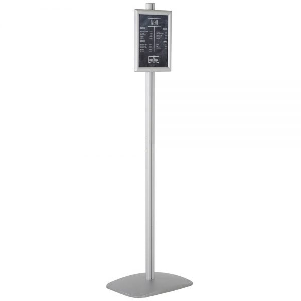 free-standing-stand-in-silver-color-with-1-x-8.5x11-frame-in-portrait-and-landscape-position-single-sided
