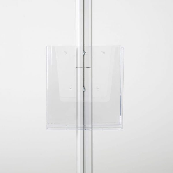 free-standing-stand-in-silver-color-with-2-x-11X17-frame-in-portrait-and-landscape-and-2-x-8.5x11-clear-pocket-shelf-double-sided-10