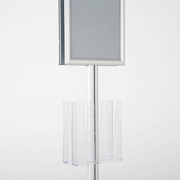 free-standing-stand-in-silver-color-with-2-x-11X17-frame-in-portrait-and-landscape-and-2-x-8.5x11-clear-pocket-shelf-double-sided-14