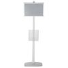 free-standing-stand-in-silver-color-with-2-x-11X17-frame-in-portrait-and-landscape-and-2-x-8.5x11-clear-pocket-shelf-double-sided-5