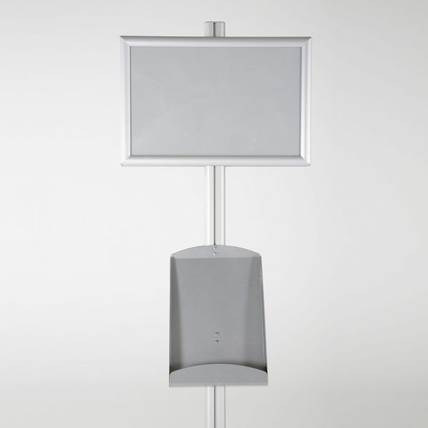 free-standing-stand-in-silver-color-with-2-x-11X17-frame-in-portrait-and-landscape-and-2-x-8.5x11-steel-shelf-double-sided-9