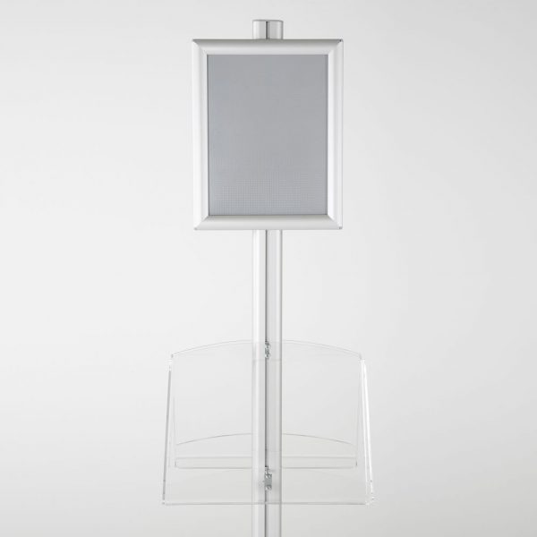 free-standing-stand-in-silver-color-with-2-x-8.5x11-frame-in-portrait-and-landscape-and-2-2-x-8.5x11-clear-shelf-in-acrylic-double-sided-11