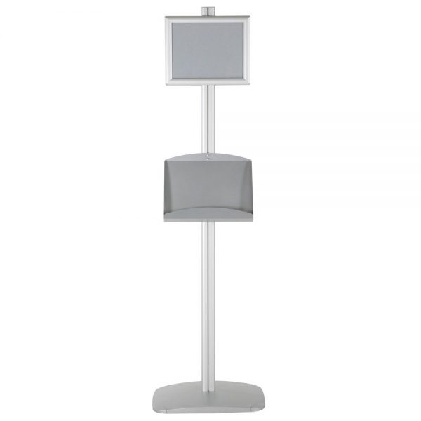free-standing-stand-in-silver-color-with-2-x-8.5x11-frame-in-portrait-and-landscape-and-2-x-5.5x8.5-steel-shelf-double-sided-10
