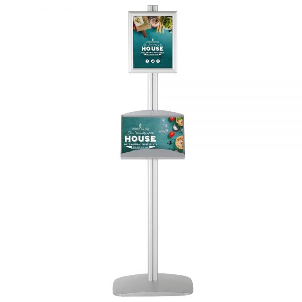 free-standing-stand-in-silver-color-with-2-x-8.5x11-frame-in-portrait-and-landscape-and-2-x-5.5x8.5-steel-shelf-double-sided-4