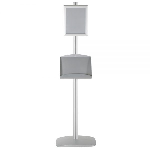 free-standing-stand-in-silver-color-with-2-x-8.5x11-frame-in-portrait-and-landscape-and-2-x-5.5x8.5-steel-shelf-double-sided-5