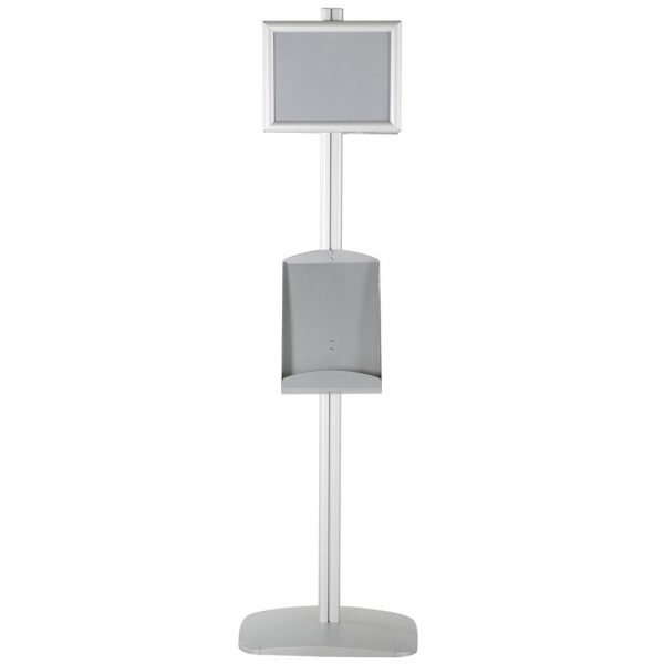 free-standing-stand-in-silver-color-with-2-x-8.5x11-frame-in-portrait-and-landscape-and-2-x-8.5x11-steel-shelf-double-sided-12