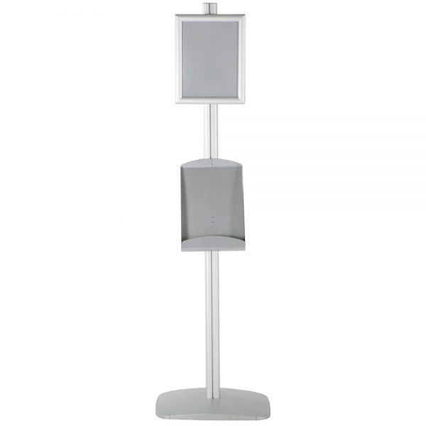 free-standing-stand-in-silver-color-with-2-x-8.5x11-frame-in-portrait-and-landscape-and-2-x-8.5x11-steel-shelf-double-sided-6