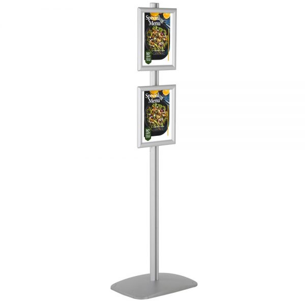 free-standing-stand-in-silver-color-with-2-x-8.5x11-frame-in-portrait-and-landscape-position-single-sided-5
