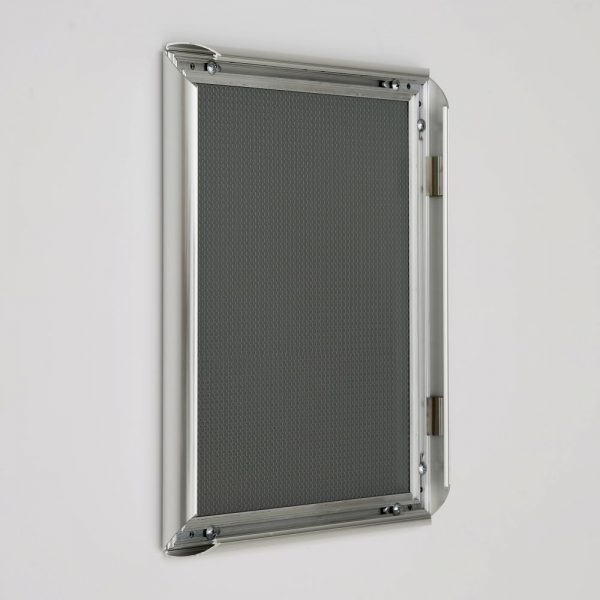 8.5x11 Snap Poster Frame - 1 inch Chrome Look Profile Mitered Corner