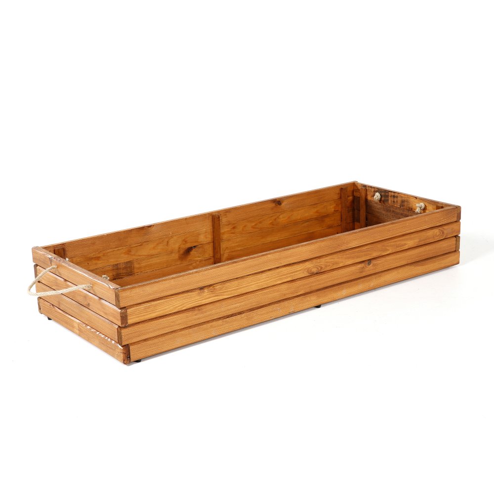 20X50X8 Foldable wood box, mahogany colour