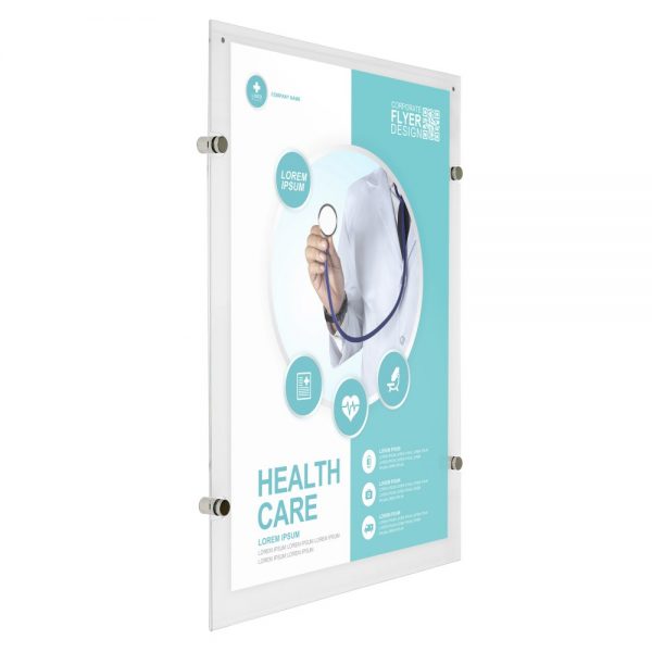 11x17-wall-mount-clear-acrylic-sign-holder-frame-chrome-silver-5-pcs-in-a-box (2)