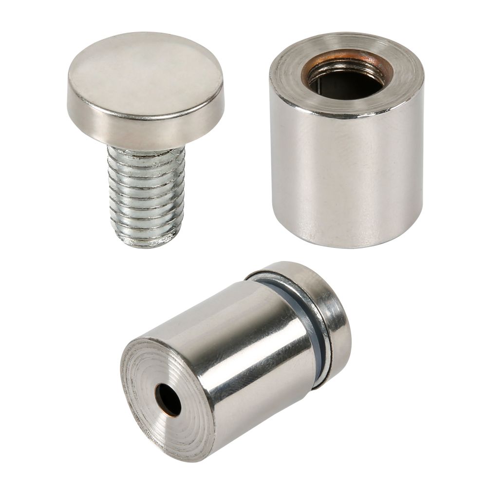 Silver Chrome Screws for Wall Mount Clear Acrylic Sign Holder & Frame 8