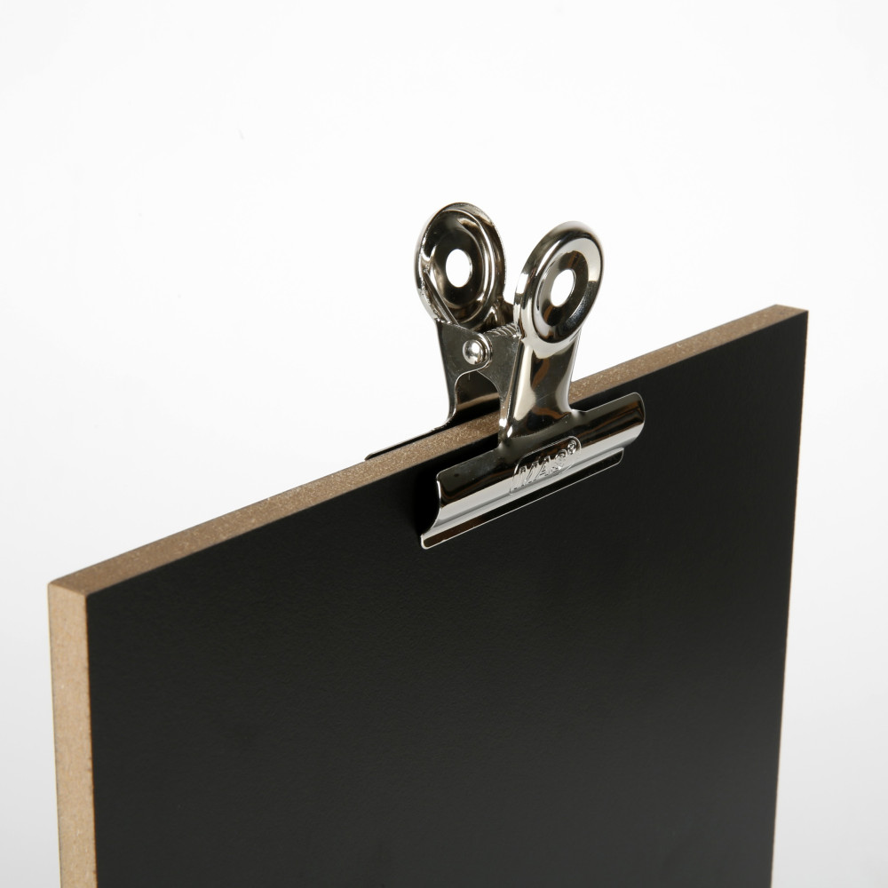 Wood Clipboard with Chalkboard and Clip (Dark Wood, 8.5×11, A4) (2 Pack) –  Displays Outlet – Online Display Signs Retailer