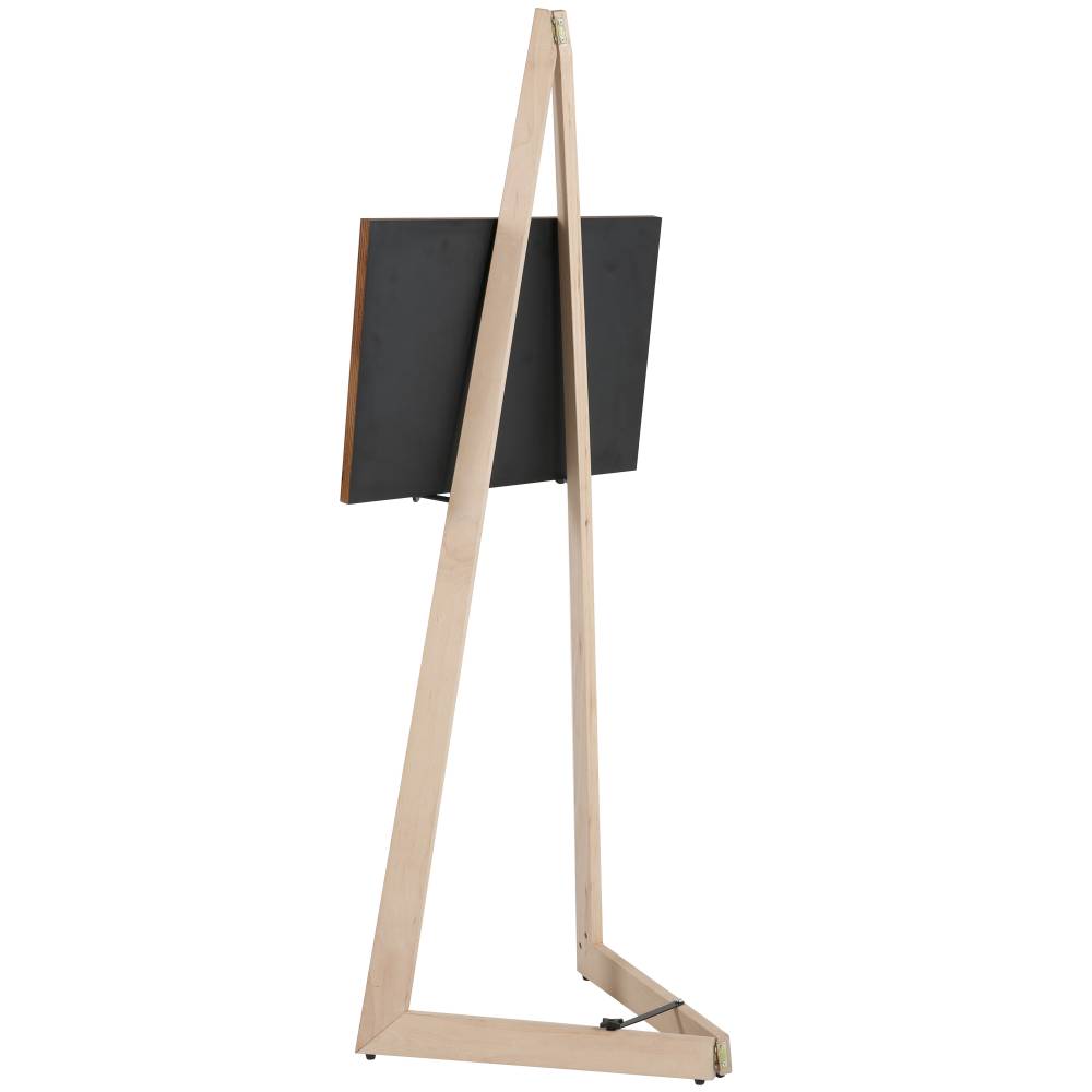 Dark Wood Portable Easel 59 inch Height Foldable Practical Presentation for  Amateur Artwork Canvas