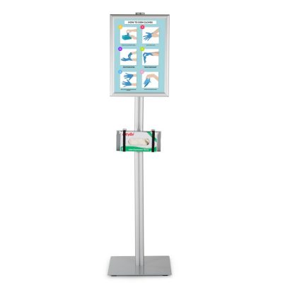 floor-stand-for-healthcare-dispenser-with-11x17-inch-front-loading-opti-snap-frame-poster (3)