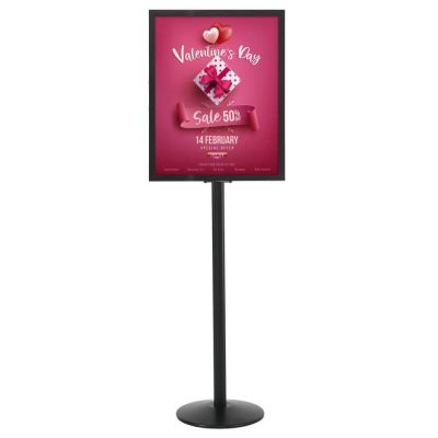 Size : 60160cm LPYMXVertical Floor Stand Advertising Poster Frame Display Stand Vertical Propaganda Stand Double-Sided Display Sign Holder Poster Frame 