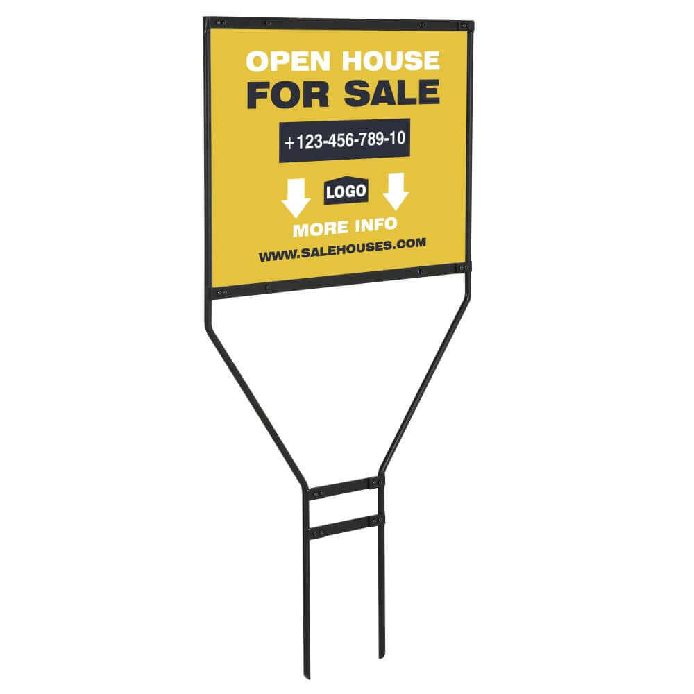 Basic Black Double-Sided Weather-Resistant Yard Sign CGSignLab Please Come Again 5-Pack 27x18 