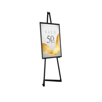 Natural Wood Portable Easel 59 inch Height Foldable Practical Presentation  for Amateur Artwork Canvas